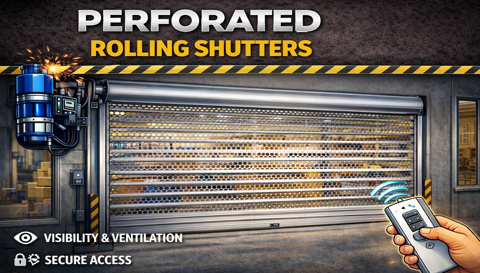 perforated rolling shutter manufacturer in Pune